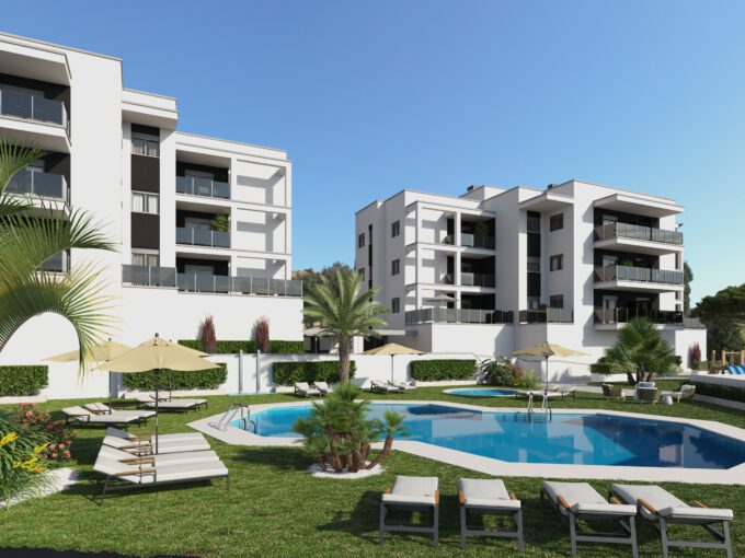 Appartementen vlakbij de zee in Villajoyosa