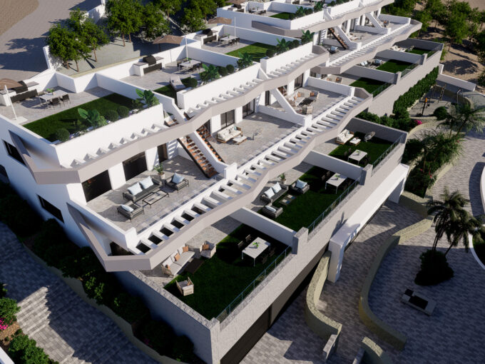 Exclusieve appartementen met uitzicht op zee en de bergen in Finestrat