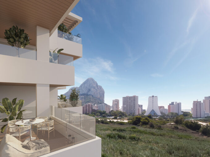 Appartementen dichtbij de zee in Calpe