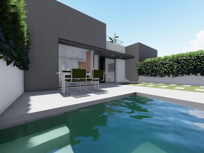 Vrijstaande villa’s op 400 meter van de zee in San Juan de los Terreros, Almería