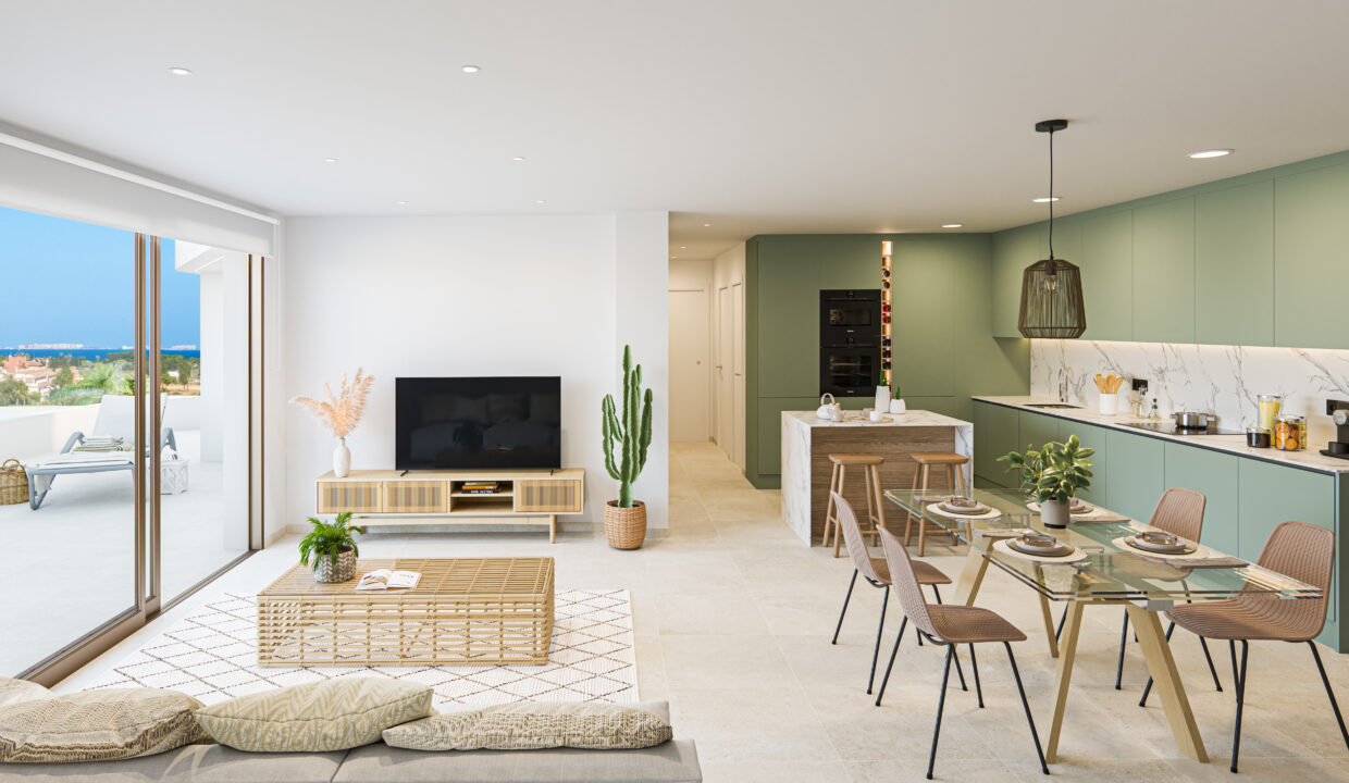 SALON-COMEDOR-APARTAMENTO-SERENA-BREZZE